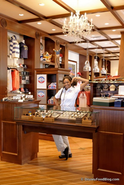 Cast Member and Display Counters in Ship Store