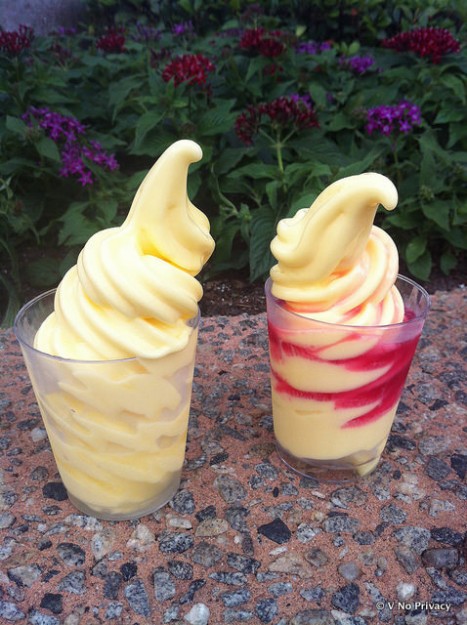 Pineapple Soft Serve from the Pineapple Promenade at Epcot's Flower and Garden Festival