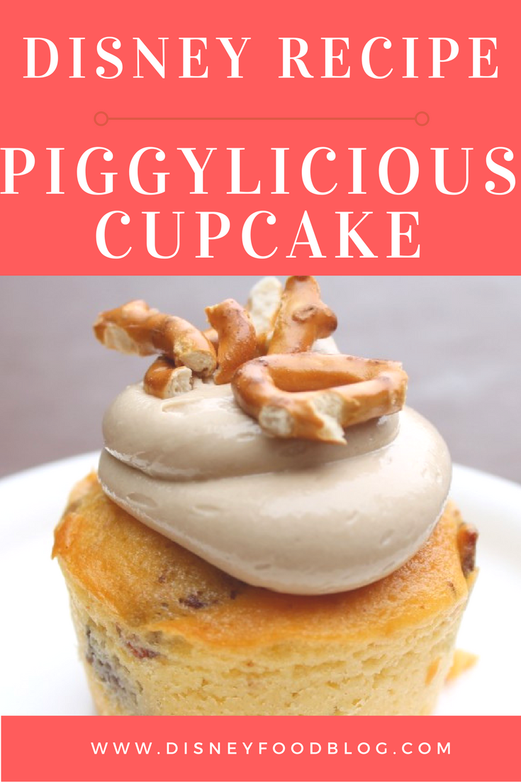 Epcot Flower and Garden Recipe: Piggylicious Cupcake from The Smokehouse Booth