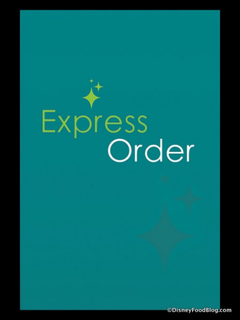 Express Order screenshot