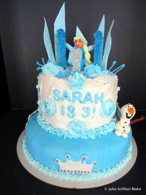 "Frozen" Birthday Cake by Reader !