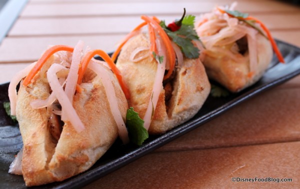Roasted Chicken and Pork Pate Banh Mi Sliders