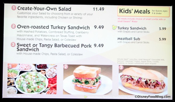 More Sandwiches Again Menu -- Click to Enlarge