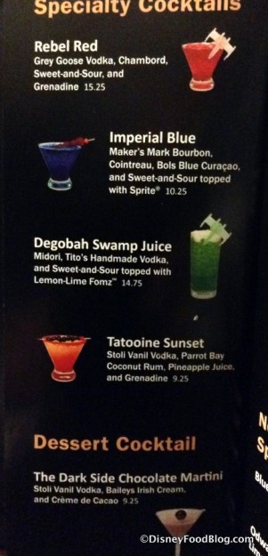 Specialty Cocktails