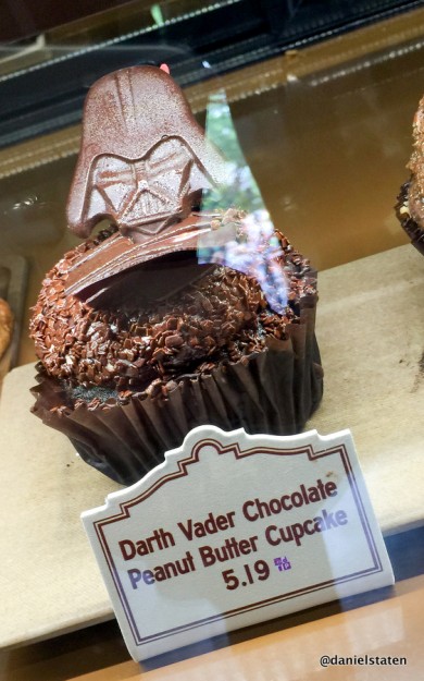 Darth Vader Chocolate Peanut Butter Cupcake