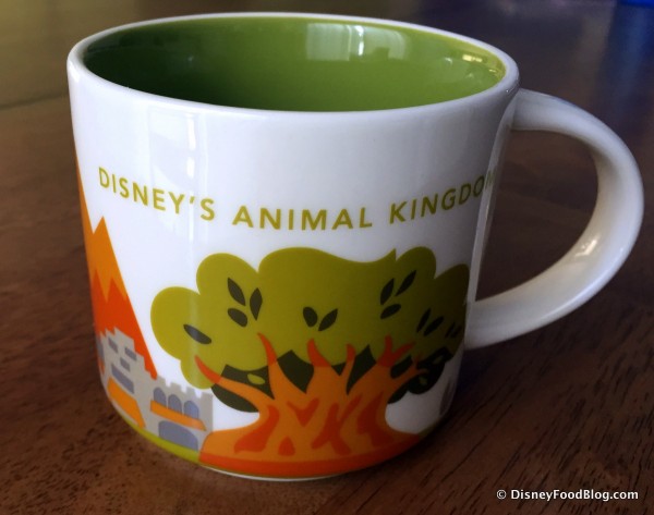 Starbucks Animal Kingdom "You Are Here" Mug out of the Box