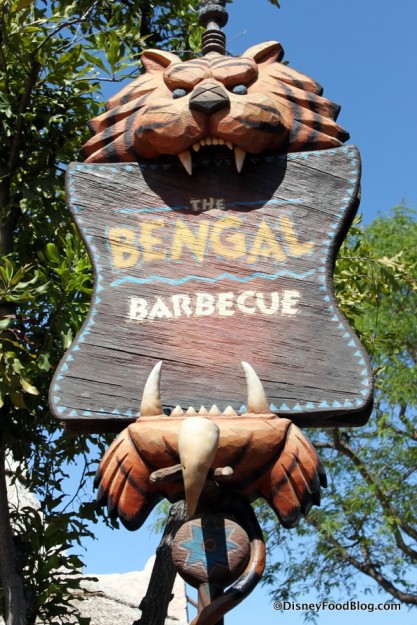 Bengal Barbecue sign