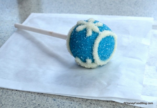 Blue and White Brownie Pop