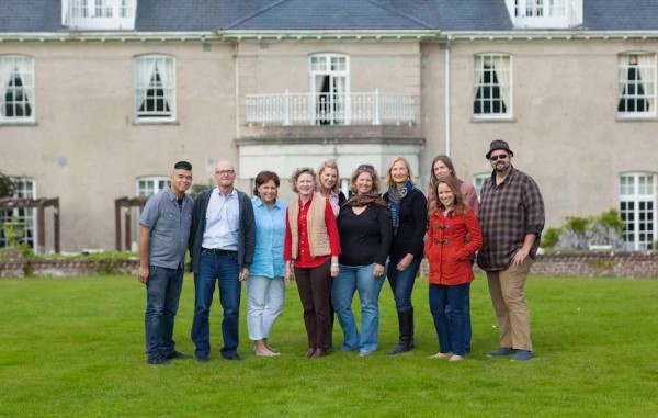 Winners and Writers at Dunbrody House in Ireland (photo by Raglan Road photographer Ivan Cummins)