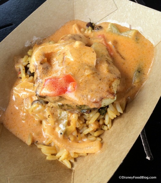 Pescado don Coco - Seared Grouper, Pigeon Peas, and Rice with Coconut Sauce