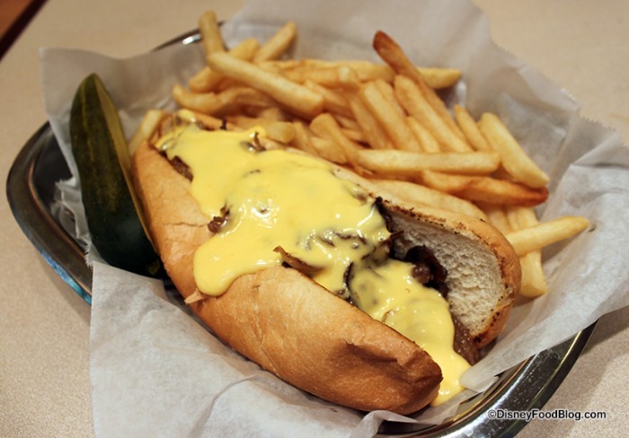 Philly Cheesesteak and Fries