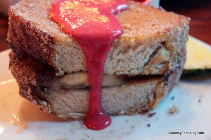 Tonga Toast with Strawberry Compote