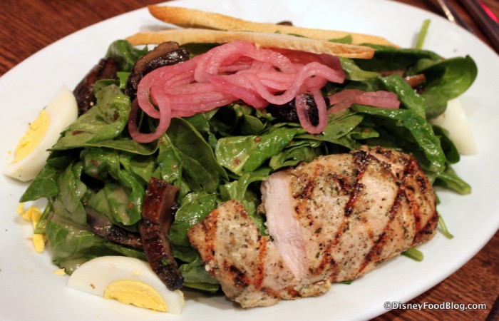 Spinach Salad with Grilled Chicken