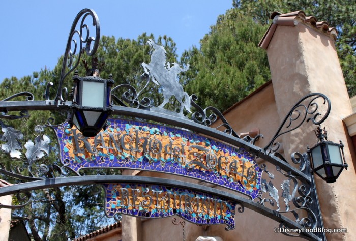 Disneyland Rancho del Zocalo_15_-Ironwork sign