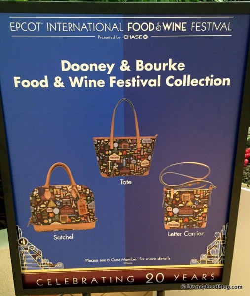 Dooney & Bourke Food & Wine Festival Collection Information