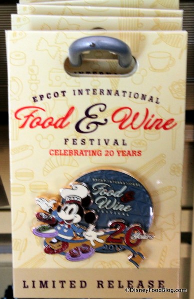 Commemorative Food and Wine Festival Trading Pin