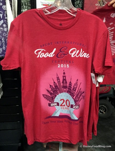 Short Sleeved 20th Anniversary T-Shirt in Red