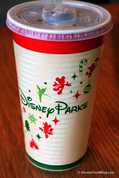 Soda Cups Dressed Up for Christmas