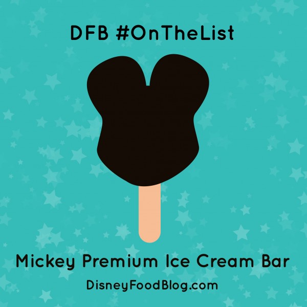 #OnTheList Mickey Premium Ice Cream Bar