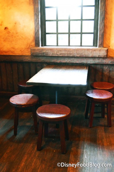 Table at Gaston's Tavern