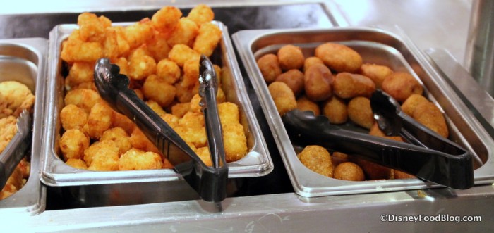 Tater Tots and Corn Dog Nuggets