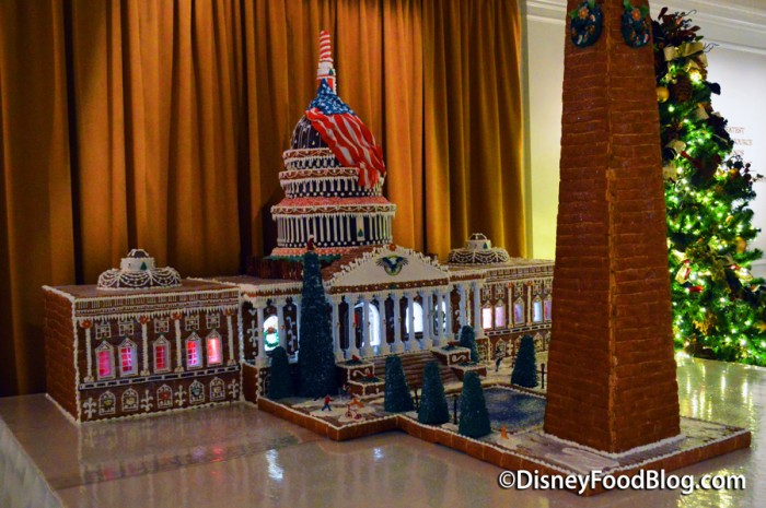 Gingerbread Display of the U.S Capitol Building 