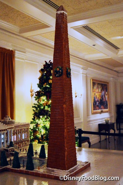 Gingerbread Display of the Washington Monument