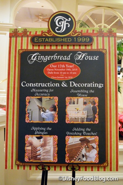 Gingerbread House operating hours and construction story