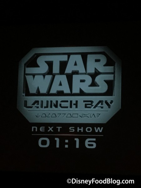 Film Being Played At Launch Bay