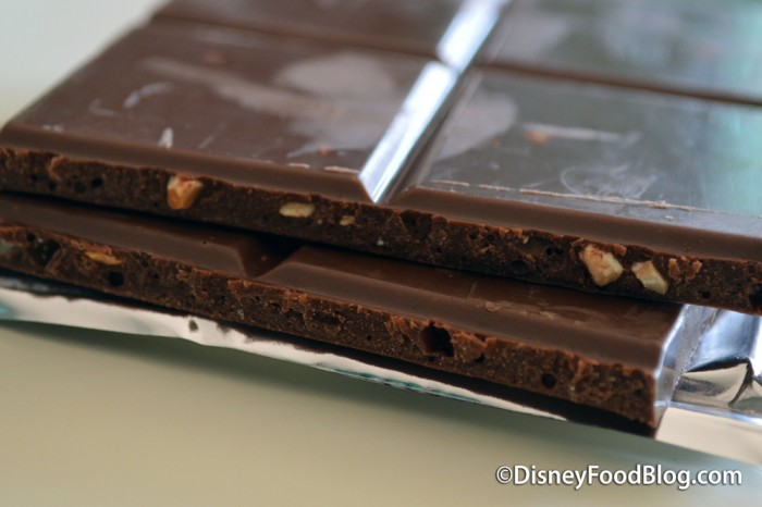 Cross-section of The Pluto Chocolate Bar