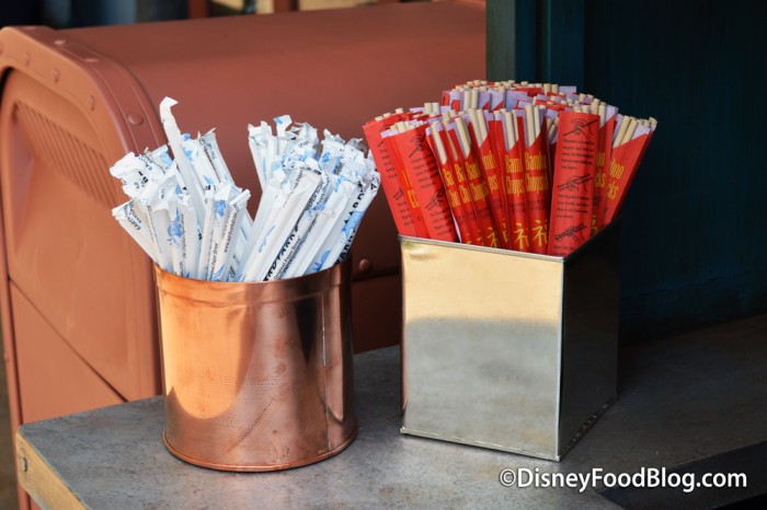 Paper Straws and Chop Sticks 