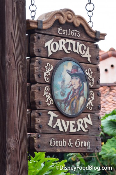 Tortuga Tavern Sign