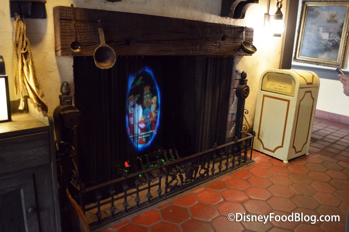 Fireplace Playing a Magic Portal