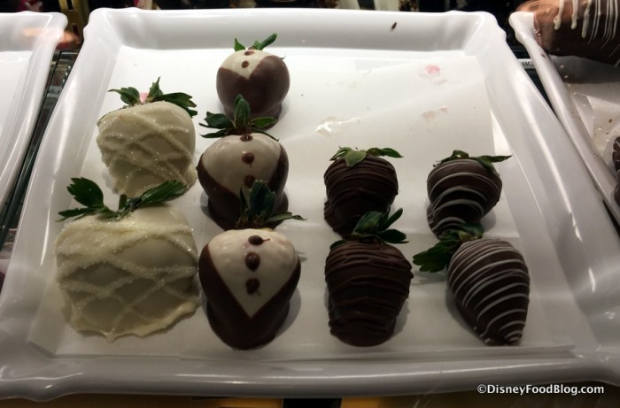 Bride and Groom Chocolate-covered Strawberries for February