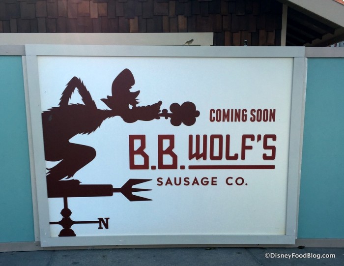 B.B. Wolf's Sausage Co. "Coming Soon"