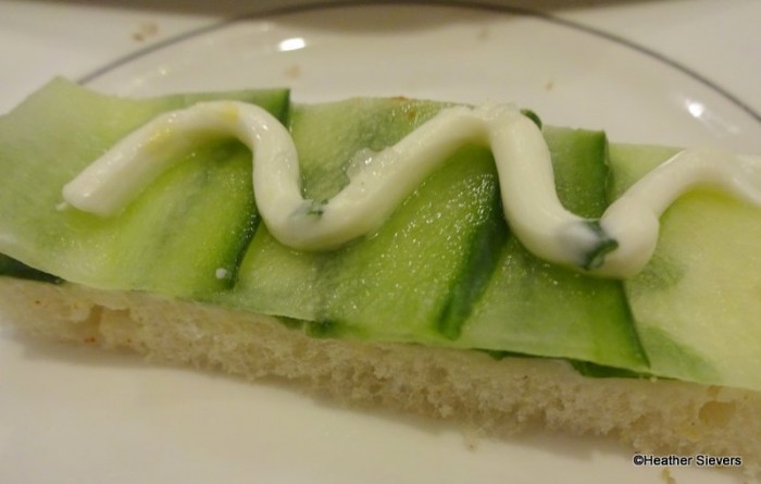 Cucumber Watercress Sandwich