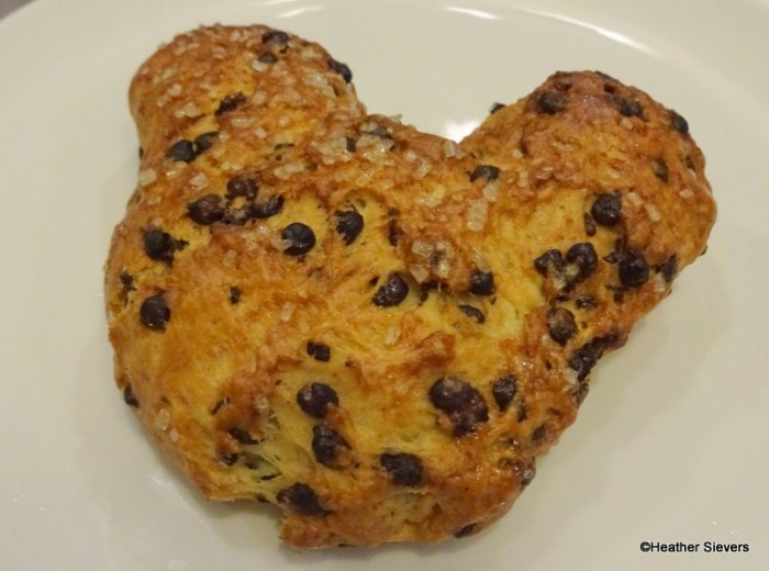 Mickey Chocolate Chip Scone from the Kids Tea Party