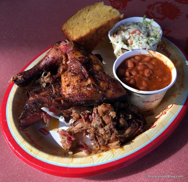 Ribs, Chicken, and Pulled Pork Sampler