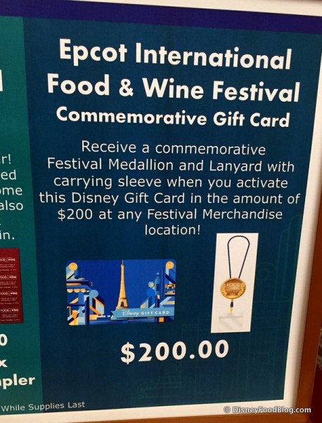 Commemorative Gift Card Information