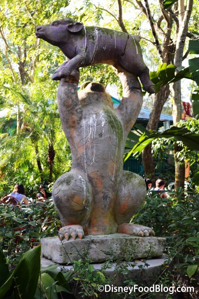 Flame Tree Barbecue Statue 