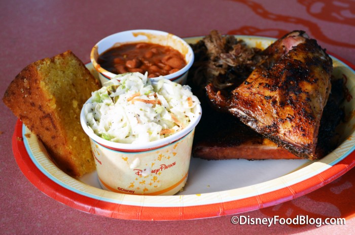 Ribs, Chicken and Pulled Pork Sampler