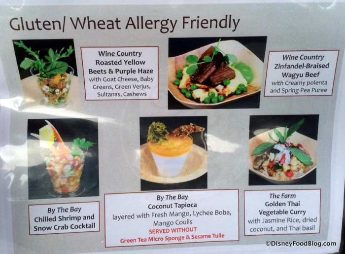 Gluten/Wheat Allergy-Friendly Items