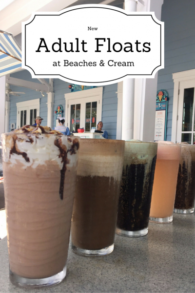 New Adult Beverage and Hard Floats Menu at Beaches & Cream Soda Shop!!