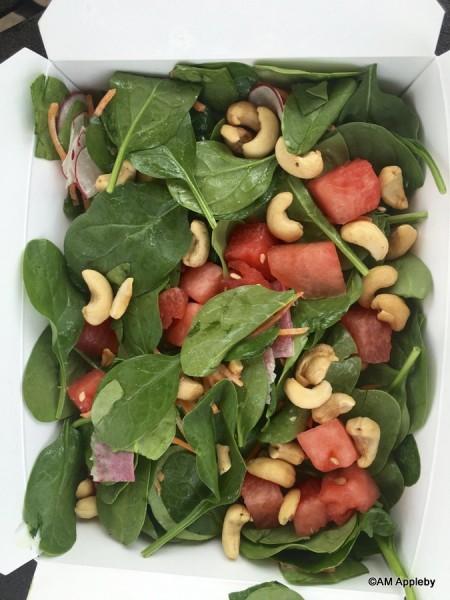 Spinach and Watermelon Salad