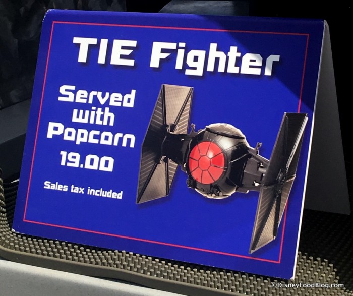 TIE Fighter Popcorn Bucket in Tomorrowland