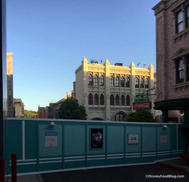 Construction Walls Blocking  the Streets of America