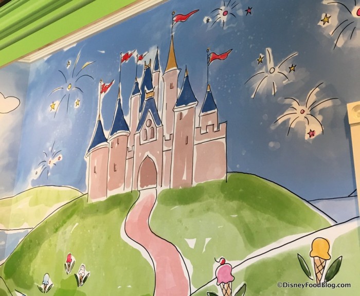 Cinderella Castle in Mural