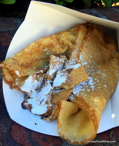 S'mores Crepe -- Up Close