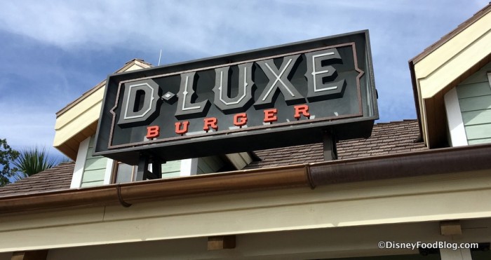 D-Luxe Burger sign