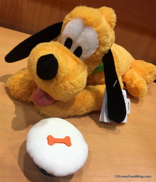 Pluto and his own Doggie Cupcake